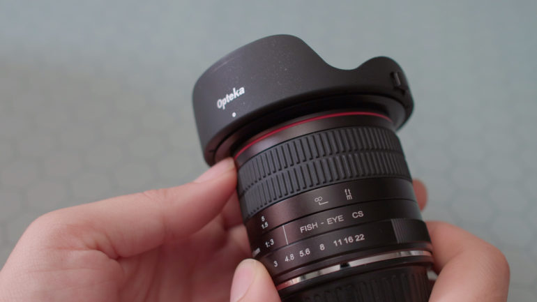 Opteka 6.5mm f/3
